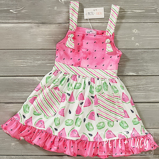 Watermelon watercolor Dress