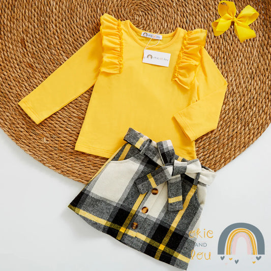Plaid Outfit Yellow